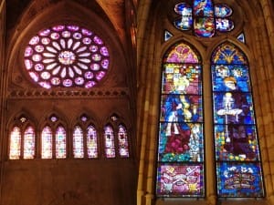 Leónカテドラルのステンドグラス